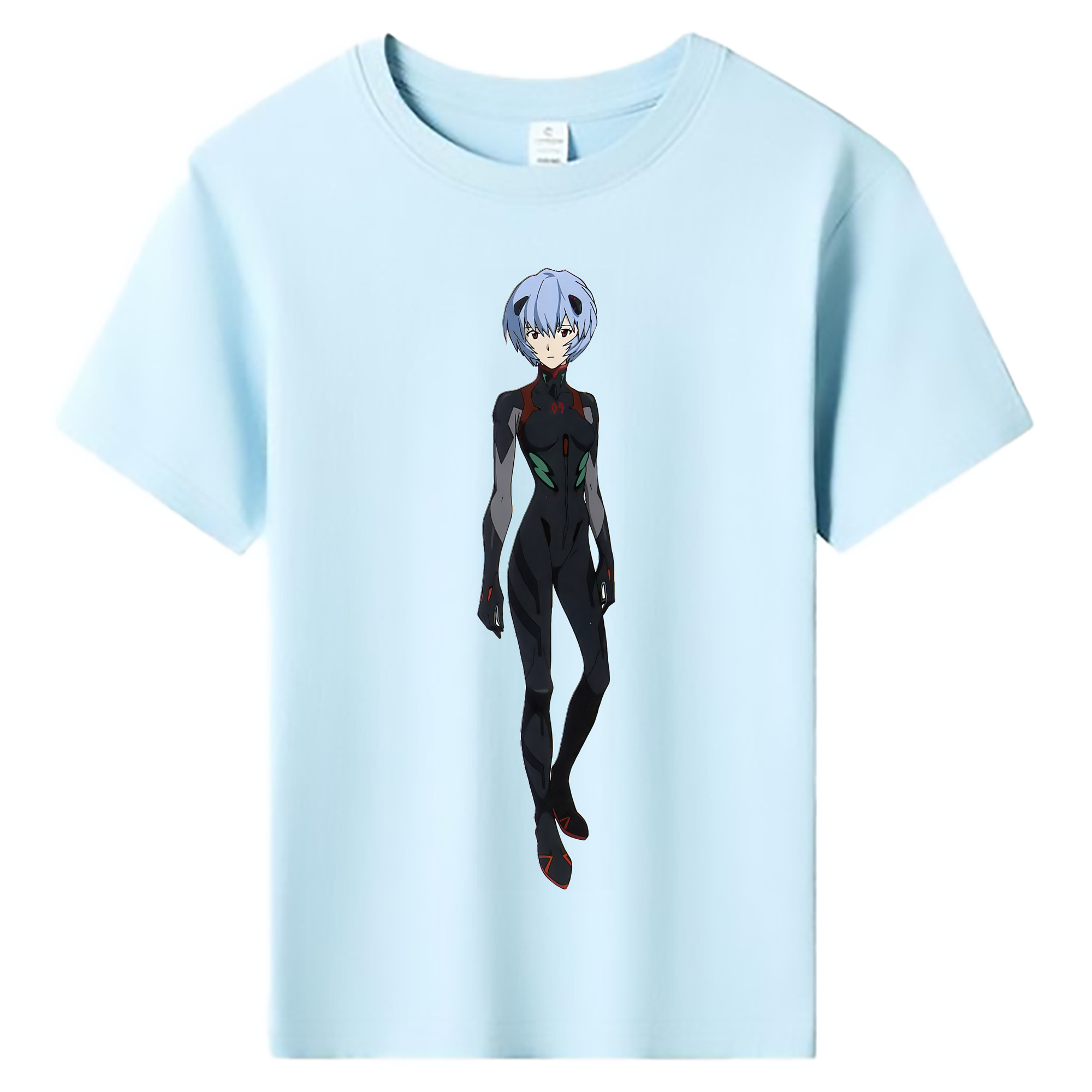 （画像用） EVA 新世紀エヴァンゲリオン 綿100％キッズTシャツ（フロントプリント）